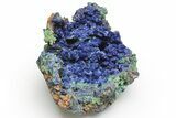 Vibrant Azurite and Malachite Crystal Association - China #215860-2